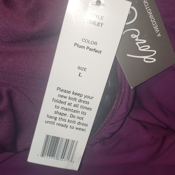 New W/ Tags Plum Perfect Sz L Dove & Dahlia Maxi - Picture 2 of 4